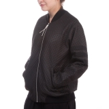 Adidas Quilted Bomber Jacket Women's Clothing P75k1548 (Black)